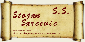 Stojan Šarčević vizit kartica